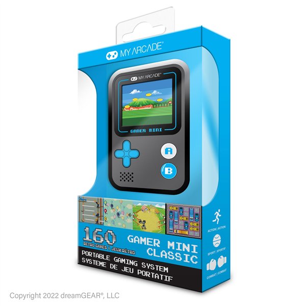dreamGear My Arcade Gamer Mini Classic Black & Blue