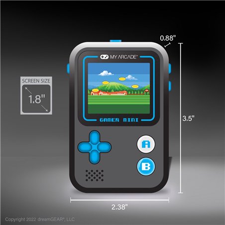 dreamGear My Arcade Gamer Mini Classic Black & Blue