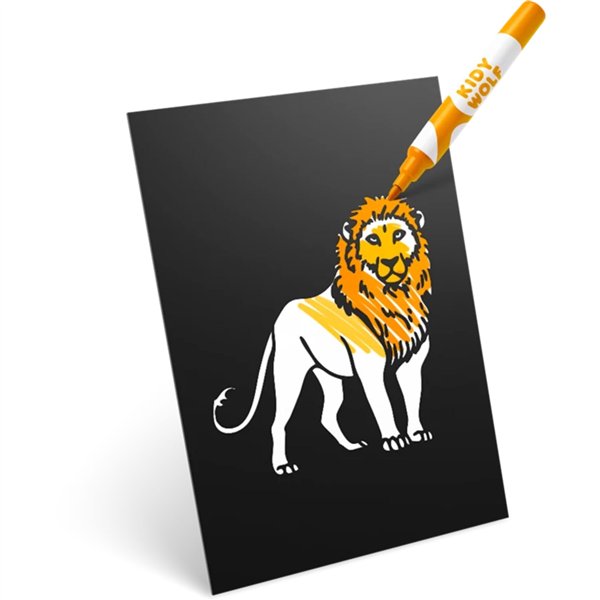 Kidywolf Illuminated Wall Decoration Kit 3-pieces Animals