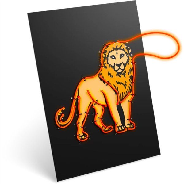 Kidywolf Illuminated Wall Decoration Kit 3-pieces Animals