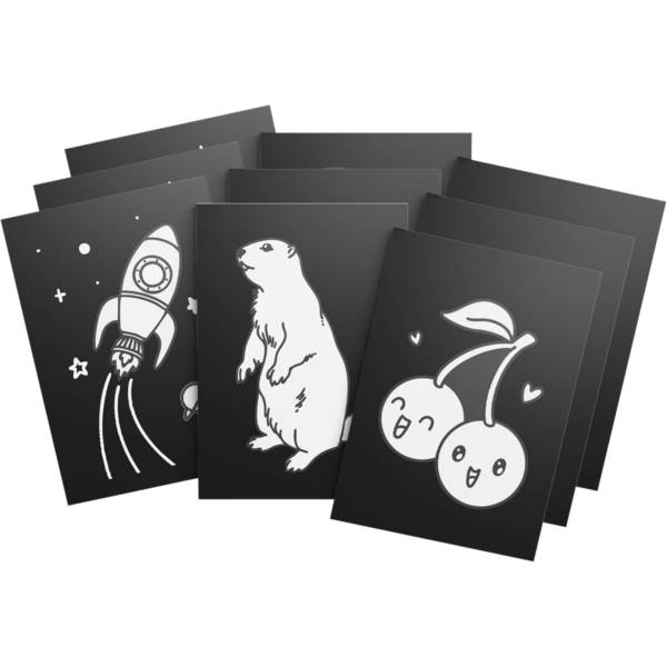 Kidywolf Illuminated Wall Decoration Set 9-pieces