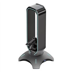 LC-Power LC-HUB-HEAD-BUNGEE USB 3.0 Hub, supporto cuffie