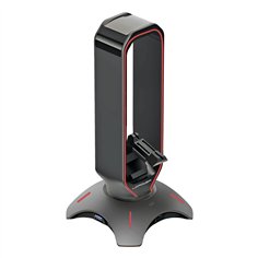 LC-Power LC-HUB-HEAD-BUNGEE USB 3.0 Hub, supporto cuffie 2