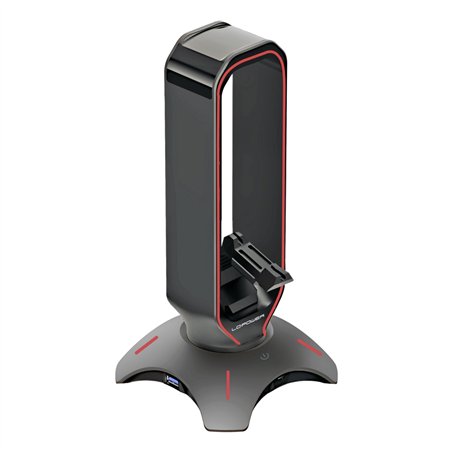 LC-Power LC-HUB-HEAD-BUNGEE USB 3.0 Hub, supporto cuffie