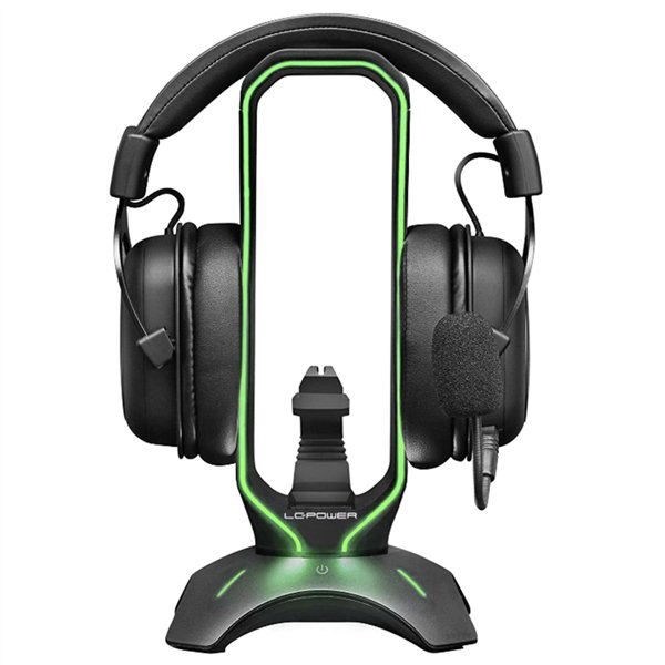 LC-Power LC-HUB-HEAD-BUNGEE USB 3.0 Hub, supporto cuffie