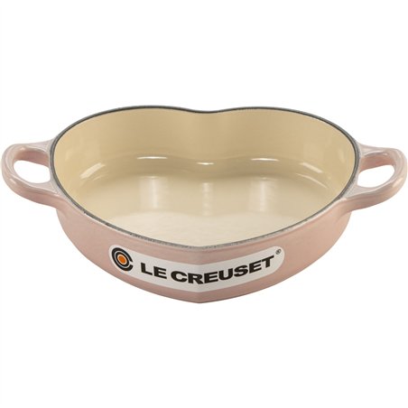 Le Creuset Gourmet Casserole Dish Heart Shaped 20 cm pink
