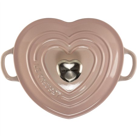 Le Creuset Gourmet Casserole Dish Heart Shaped 20 cm pink