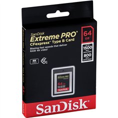 SanDisk CF Express Type 2  64GB Extreme Pro     SDCFE-064G-GN4NN
