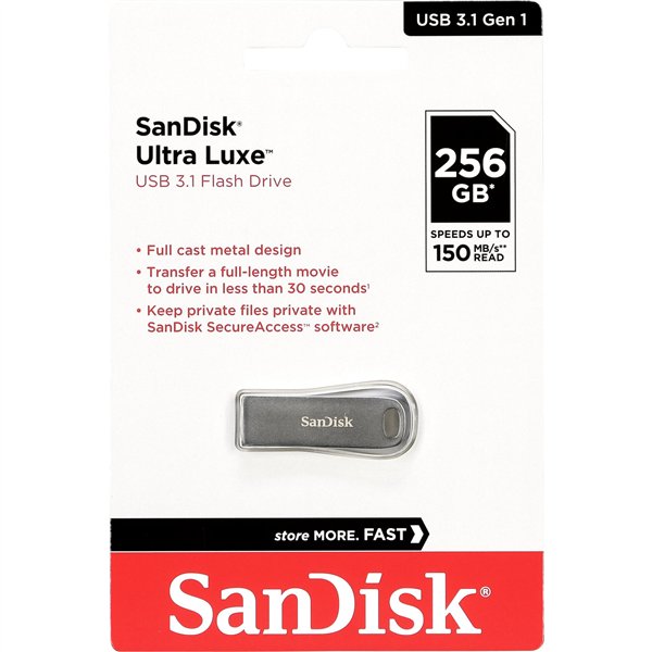 SanDisk Cruzer Ultra Luxe  256GB USB 3.1          SDCZ74-256G-G46