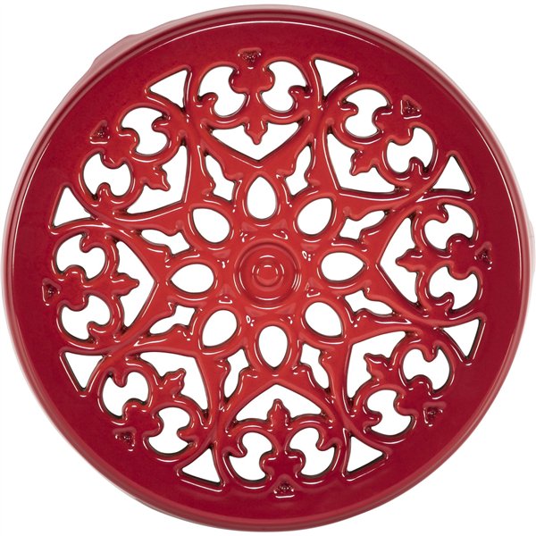 Staub Trivet round 23 cm Cherry Red