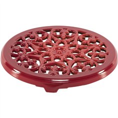Staub Trivet round 23 cm Cherry Red 2