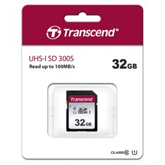Transcend SDHC 300S         32GB Class 10 UHS-I U1 2