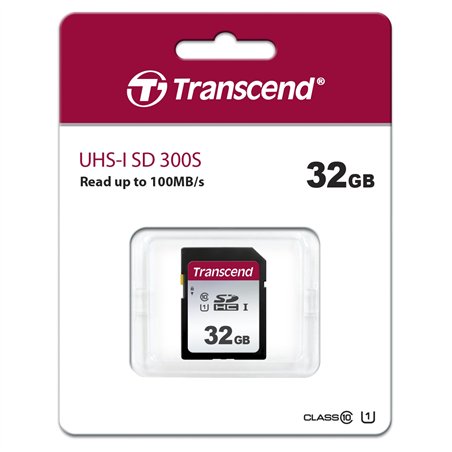 Transcend SDHC 300S         32GB Class 10 UHS-I U1