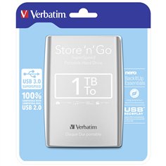 Verbatim Store n Go 2,5      1TB USB 3.0 argento            53071
