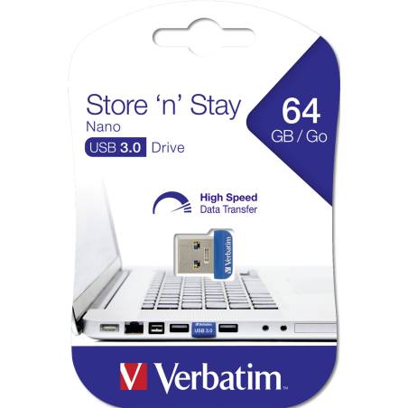 Verbatim Store n Stay Nano  64GB USB 3.0                  98711