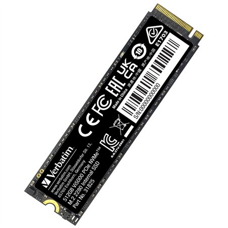 Verbatim Vi5000 M.2 SSD    512GB PCIe4 NVMe                 31825