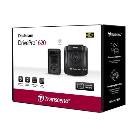 Transcend DrivePro 620 2 cameras incl. 2x 32GB microSDHX