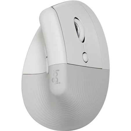 Logitech Lift for Business Maus Vertikal ergonomisch Off-White