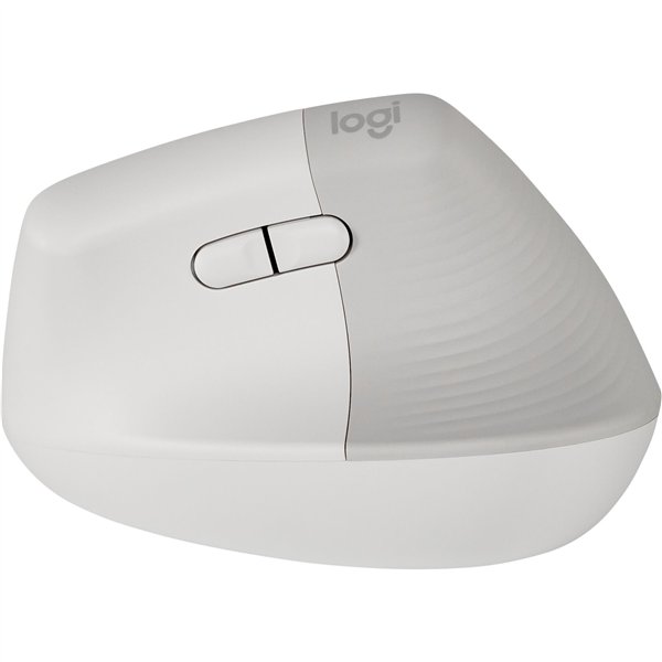 Logitech Lift for Business Maus Vertikal ergonomisch Off-White
