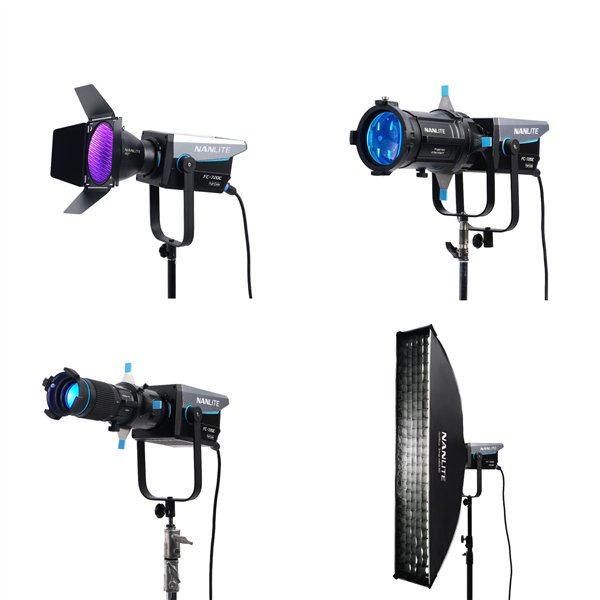 Nanlite FC-720C Full-Color Reportage-Studio-Scheinwerfer