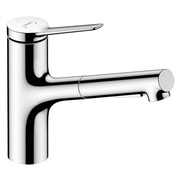 Hansgrohe Zesis M33 miscelatore cucina monocom.150 2jet estraib.