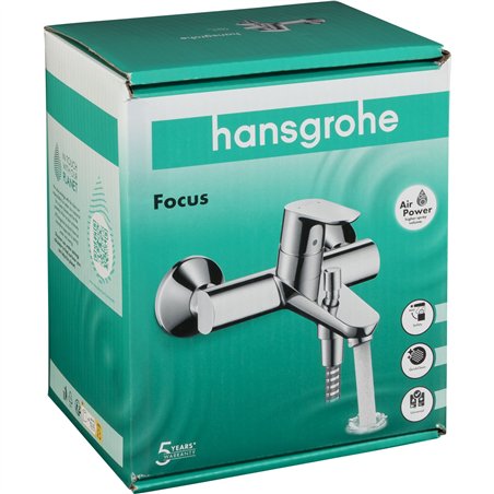 Hansgrohe Focus Single lever basin Mixer 100 w. pop-up waste