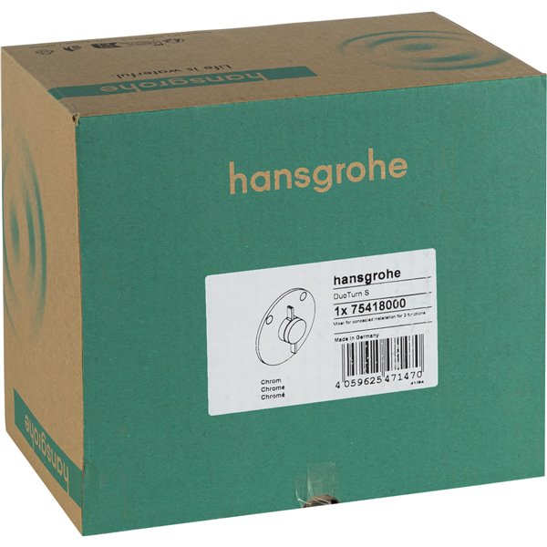 Hansgrohe DuoTurn S miscelatore ad incasso per 2 utenze cromo