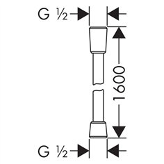 Hansgrohe Isiflex flessibile doccia 160cm cromo 2