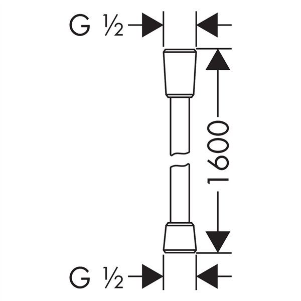 Hansgrohe Isiflex flessibile doccia 160cm cromo