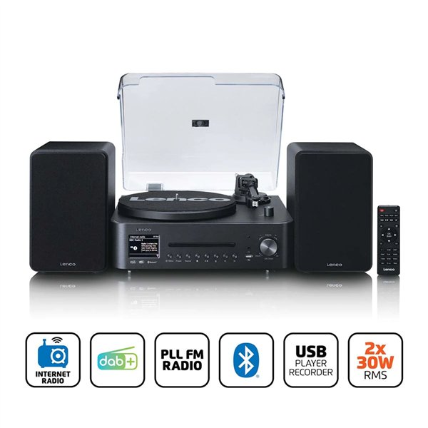 Lenco MC-760BK nero