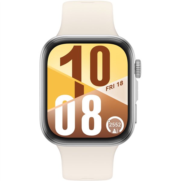 Huawei Watch Fit 4 bianco cinturino fluorelastomer