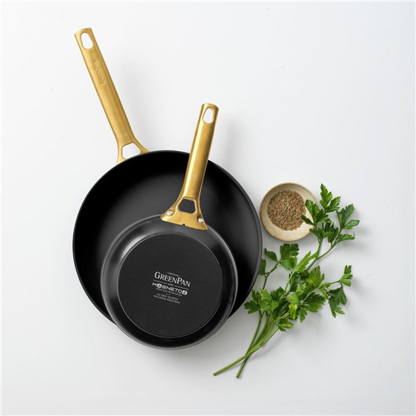 GreenPan Padova Reserve 2pc Frying Pan Set 20+26cm Black