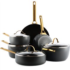 GreenPan Padova Reserve 6 pcs Pot & Pan Set Black