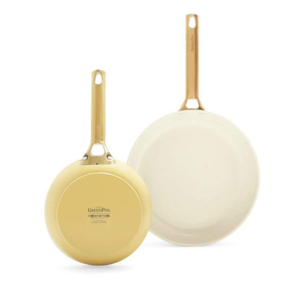 GreenPan Padova Reserve 2 pcs Frypan Set 20+26cm Yellow