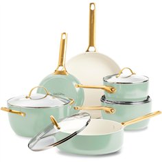 GreenPan Padova Reserve 6 pcs Pot & Pan Set Green