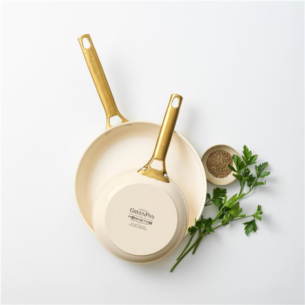 GreenPan Padova Reserve 2Tlg Frypan Set 20+26cm Cream White