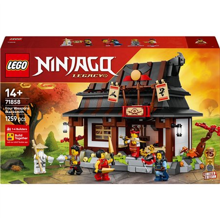 LEGO NINJAGO 71858 Four Weapons Blacksmith 15th Anniversary