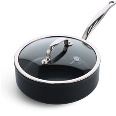 GreenPan Barcelona Pro Sauté Pan 24cm Black