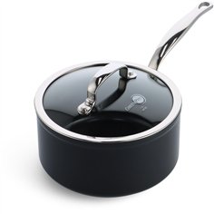 GreenPan Barcelona Pro Stielkasserolle 20cm Schwarz