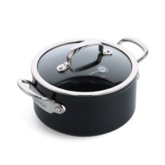 GreenPan Barcelona Pro Kasserolle 20cm Schwarz