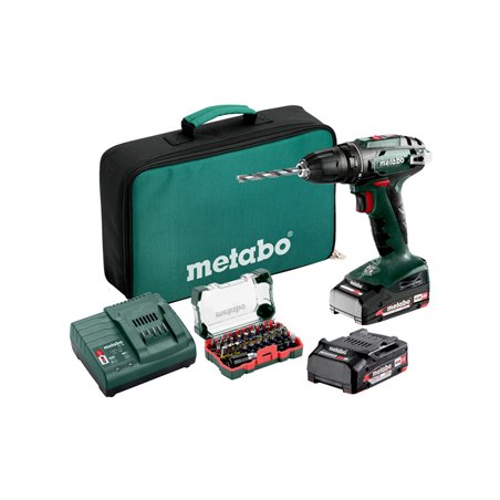 Metabo BS 18 kit trapano avvitatore a batteria