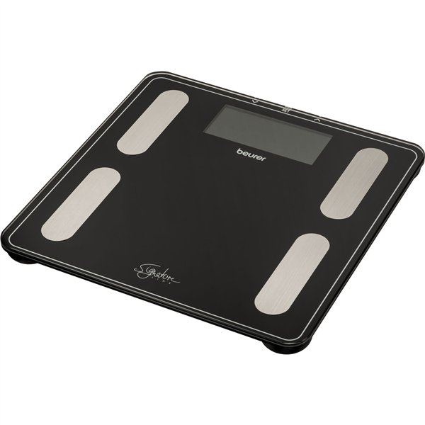 Beurer BF 400 nero bilancia diagnostica vetro