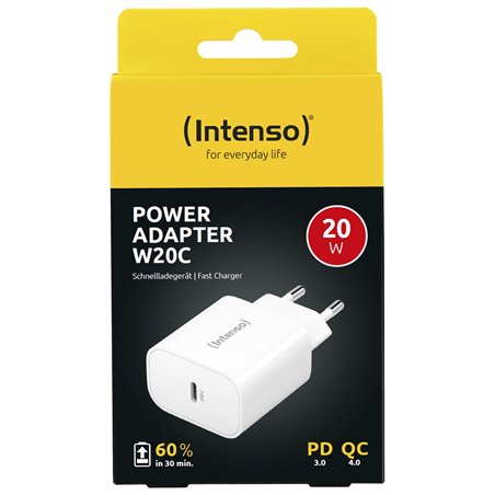 Intenso Power adatt. W20C bian. 1x USB-C 20W