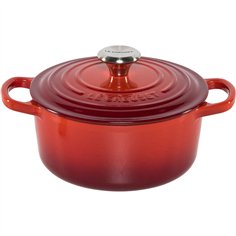 Le Creuset Signature casseruola roton. 18 cm rosso ciliegia