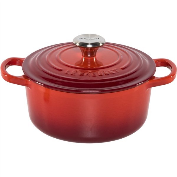 Le Creuset Signature casseruola roton. 18 cm rosso ciliegia