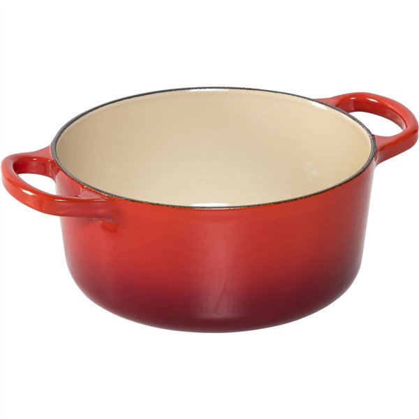 Le Creuset Signature casseruola roton. 18 cm rosso ciliegia