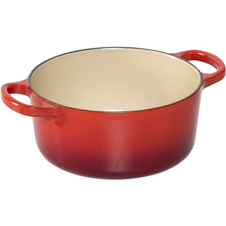 Le Creuset Signature casseruola roton. 18 cm rosso ciliegia