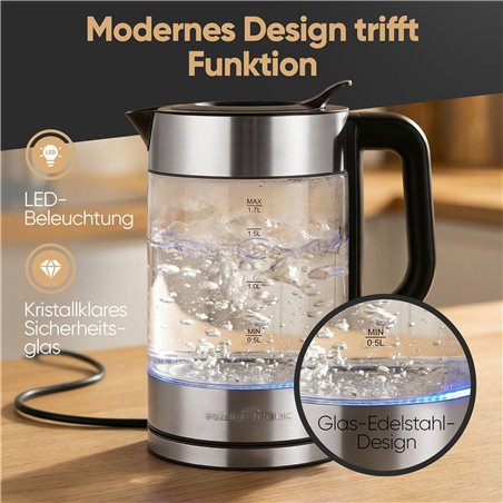 Proficook PC-WKS 1322 G inox LED  1,7L