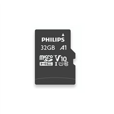 Philips MicroSDHC Card      32GB Class 10 UHS-I U1 incl. adatt. 2