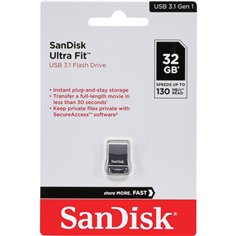 SanDisk Cruzer Ultra Fit    32GB USB 3.1 Small   SDCZ430-032G-G46